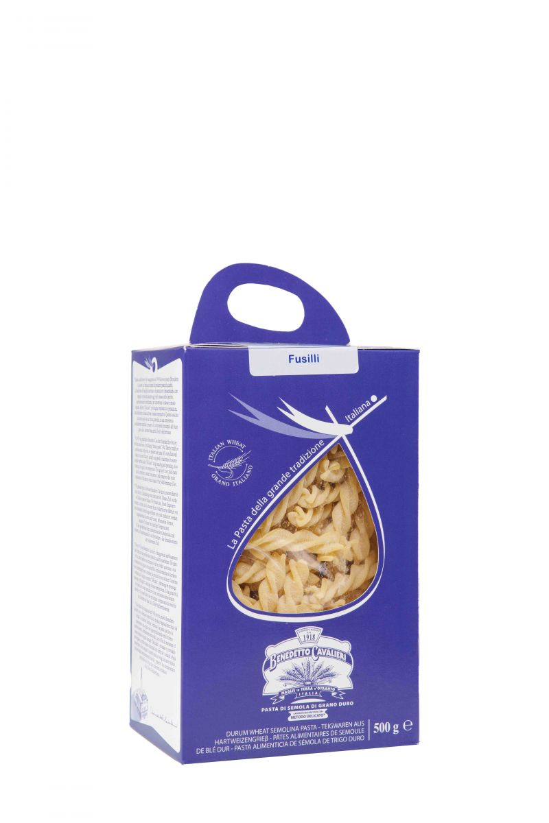 Pâtes Fusilli - 500g<br/><span class='subtitle'>Benedetto Cavalieri</span>
