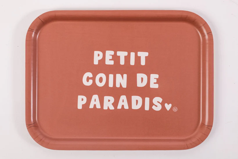 Plateau rectangle coin de paradis <br/><span class='subtitle'>Sophie Janière</span>