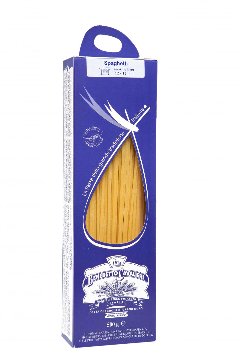 Pâtes Spaghettis - 500g<br/><span class='subtitle'>Benedetto Cavalieri</span>
