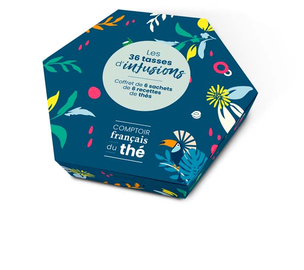 Coffret 36 Tasses d’Infusions<br/><span class='subtitle'>Comptoir français du thé</span>