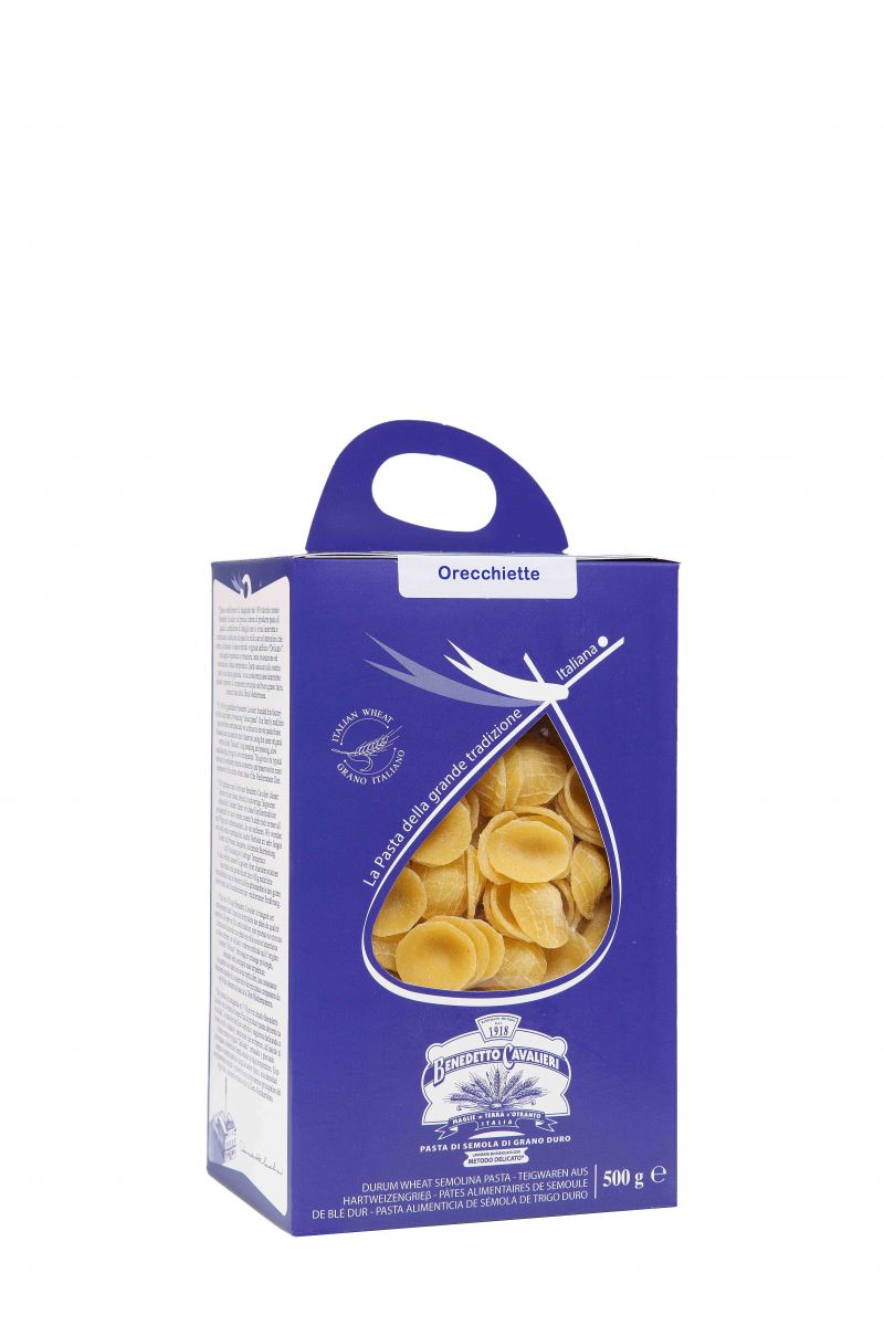 Pâtes Orecchiette - 500g<br/><span class='subtitle'>Benedetto Cavalieri</span>